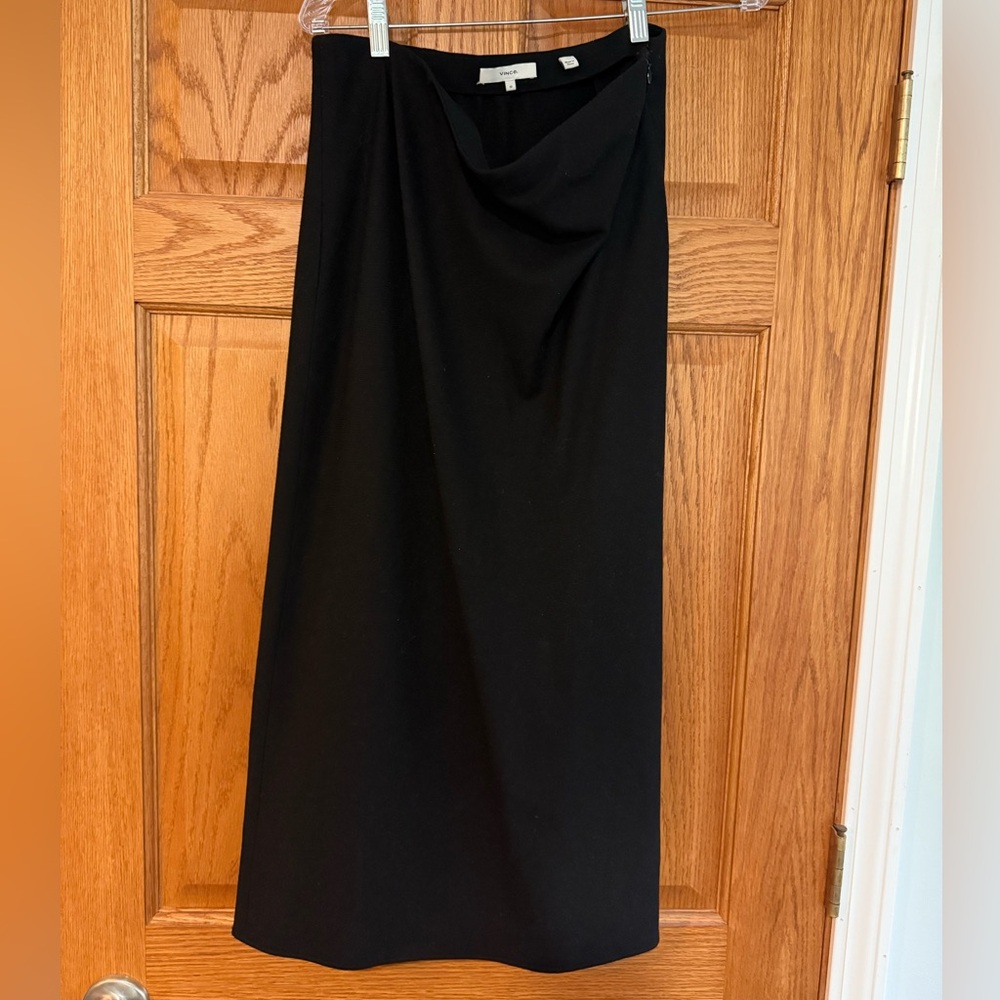 Vince Wool Midi Skirt